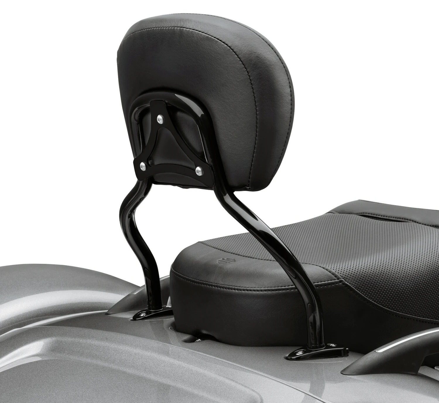 Harley Davidson Quick-Release Sissy Bar Upright Round, Black – Bild 2