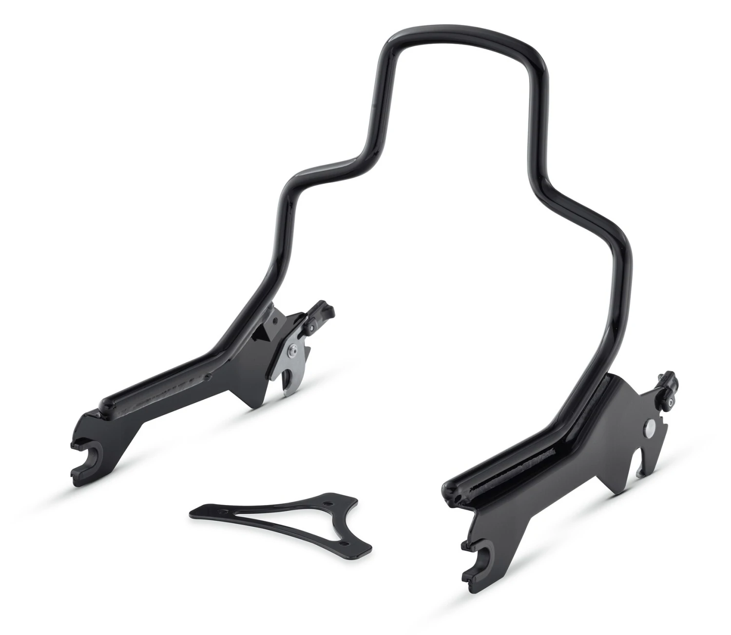 Harley Davidson HoldFast Sissy Bar Upright Short Gloss Black