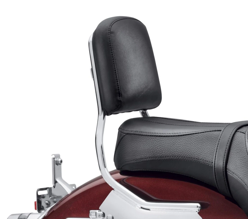 Harley Davidson Passenger Backrest Pad Mid-Sized Smooth Black Vinyl – Bild 2