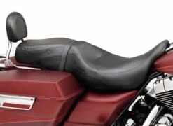 Harley Davidson Leather Low-Profile Bucket Seat 15.7"