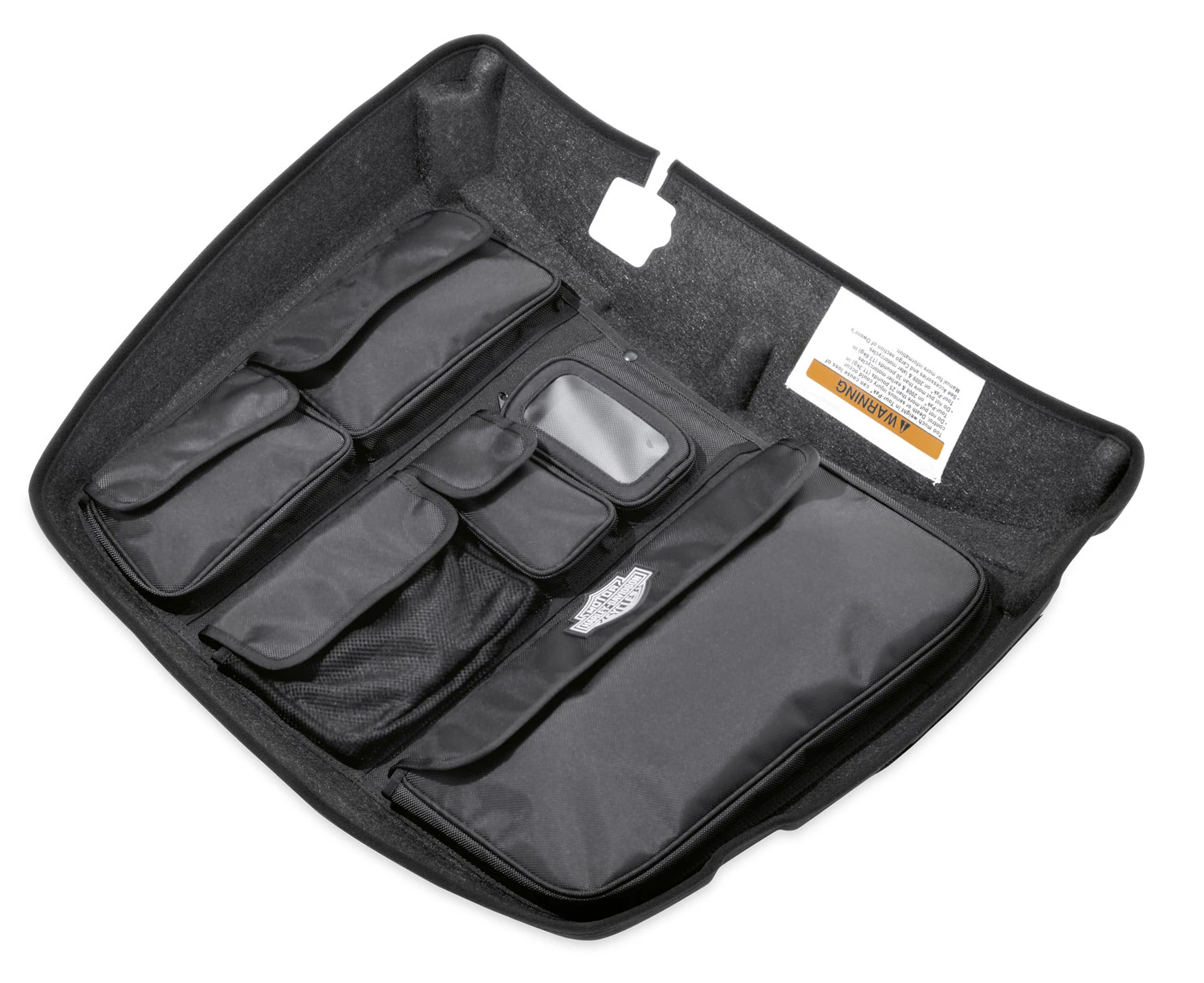 Harley Davidson Tour-Pak Lid Fitted Lining With Organizer Gray
