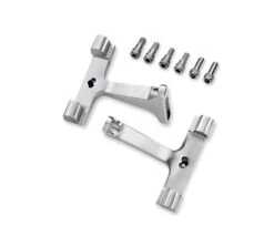 Harley Davidson Passenger Footboard Support Kit Chrome