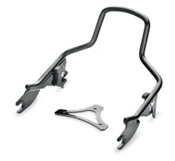 Harley Davidson Detachable Sissy Bar Upright Short Gloss Black