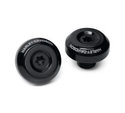 Harley Davidson Adversary Hand Grip End Caps Black