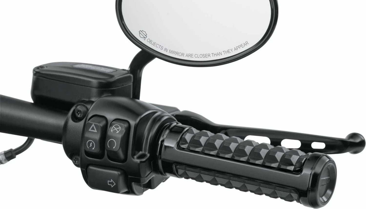 Harley Davidson Dominion Hand Grips Gloss Black – Bild 2