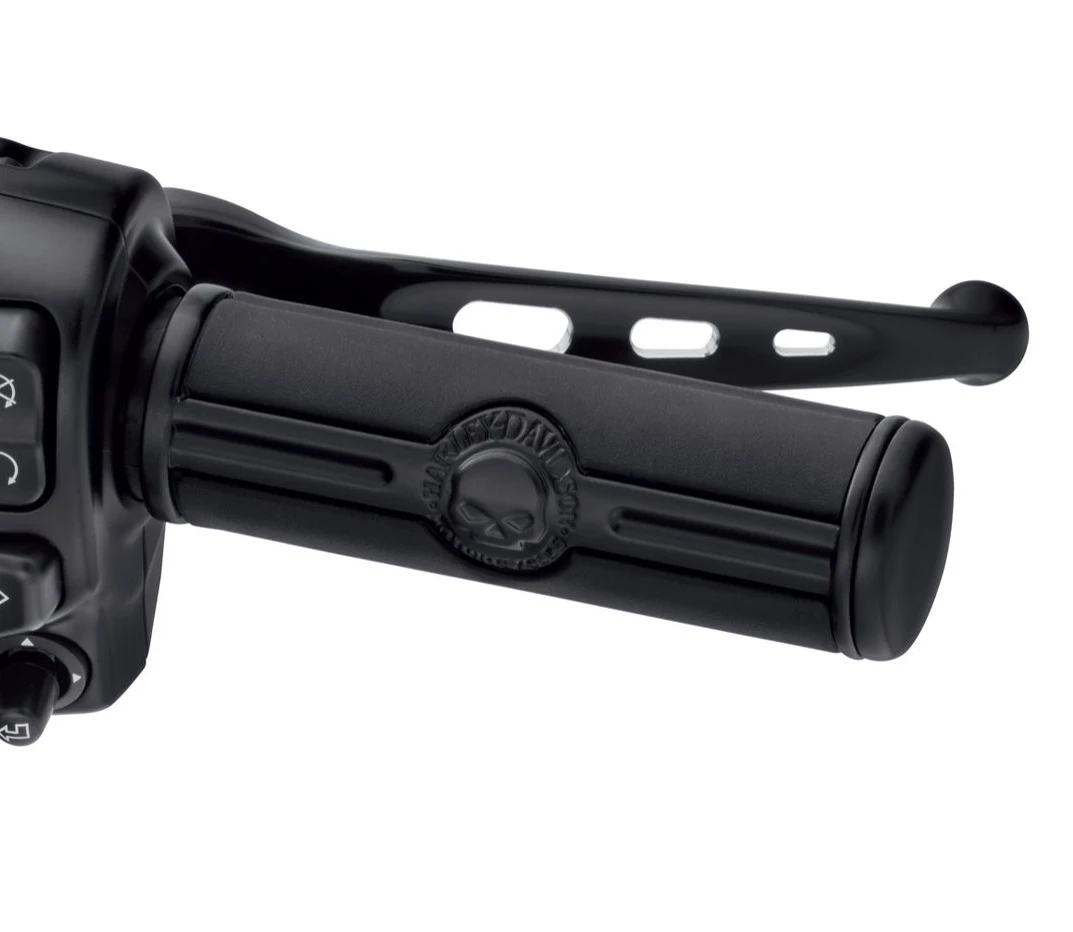 Harley Davidson Willie G Skull Hand Grips Black – Bild 2