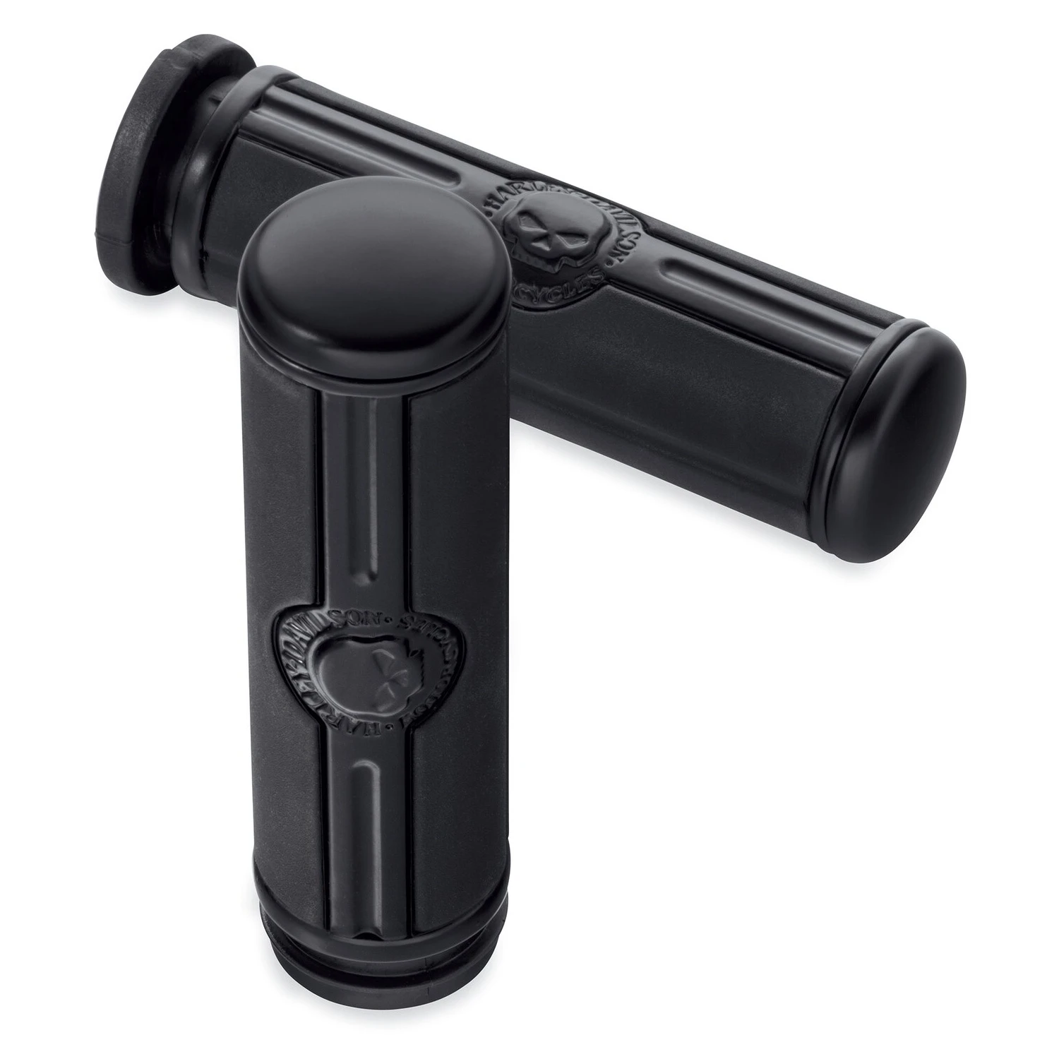 Harley Davidson Willie G Skull Hand Grips Black