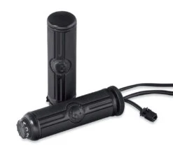 Harley Davidson Willie G Skull Heated Hand Grips Black