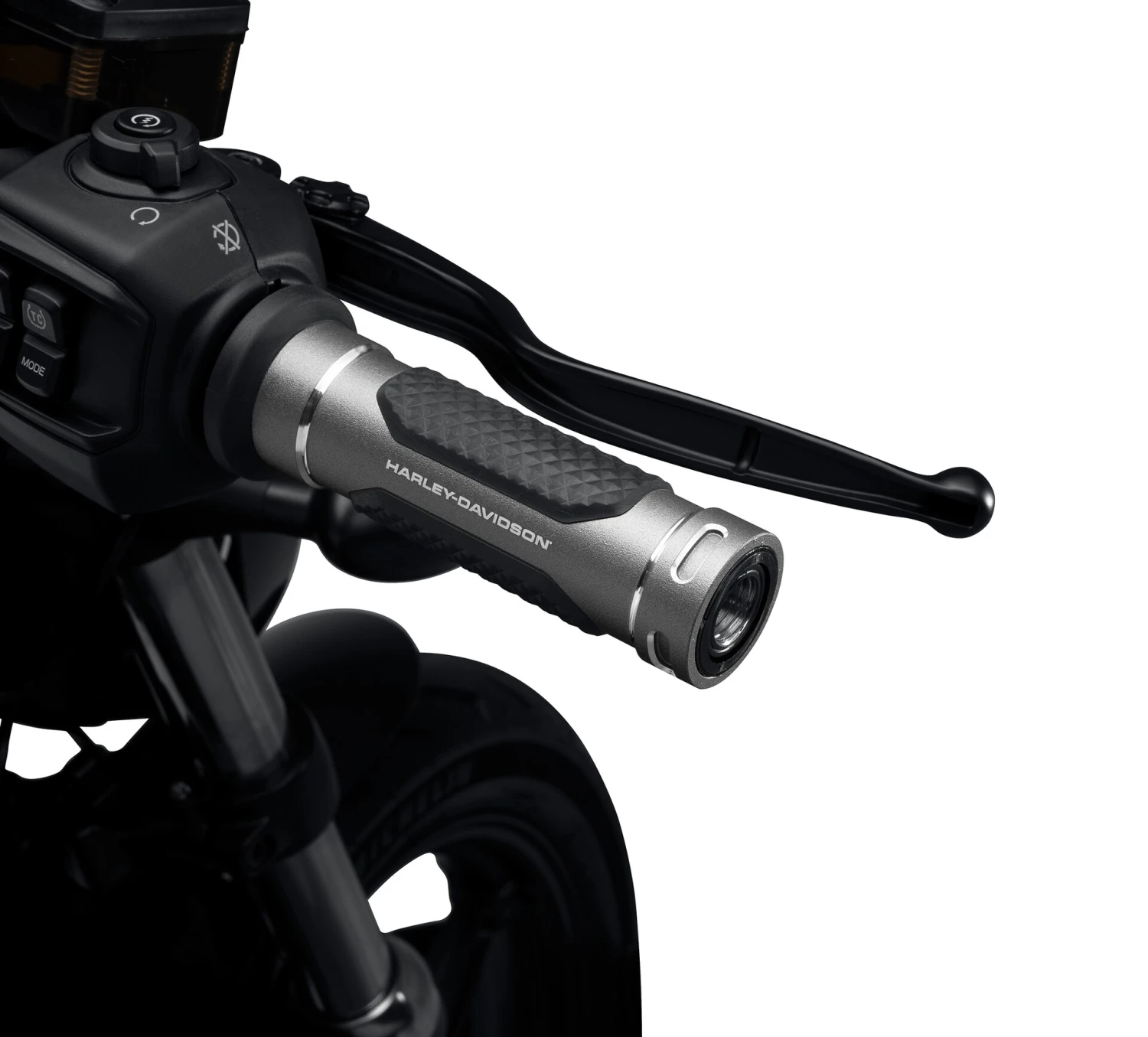 Harley Davidson Adversary Hand Grips Gray – Bild 2