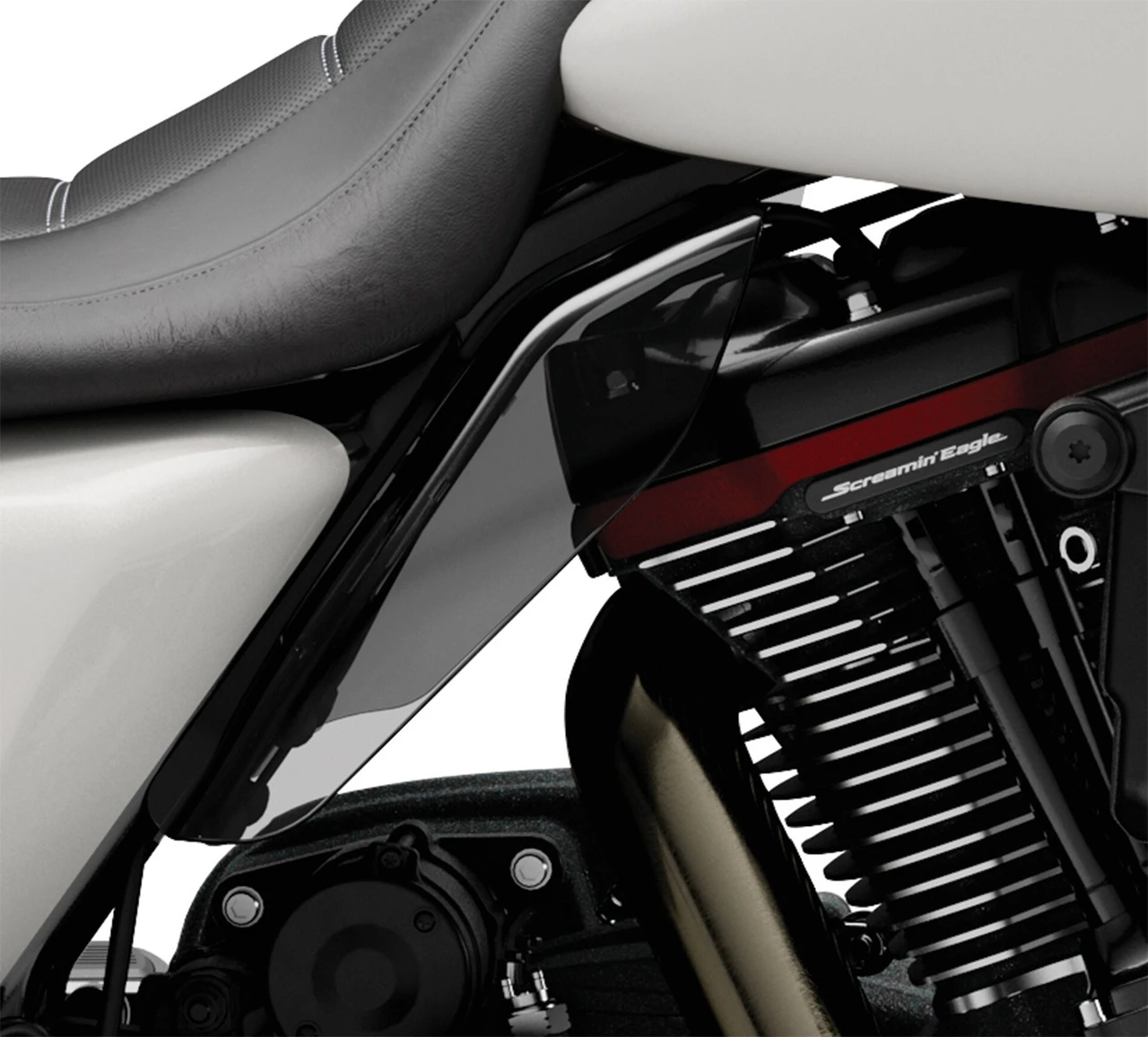Harley Davidson Mid-Frame Air Deflector Smoke – Bild 2