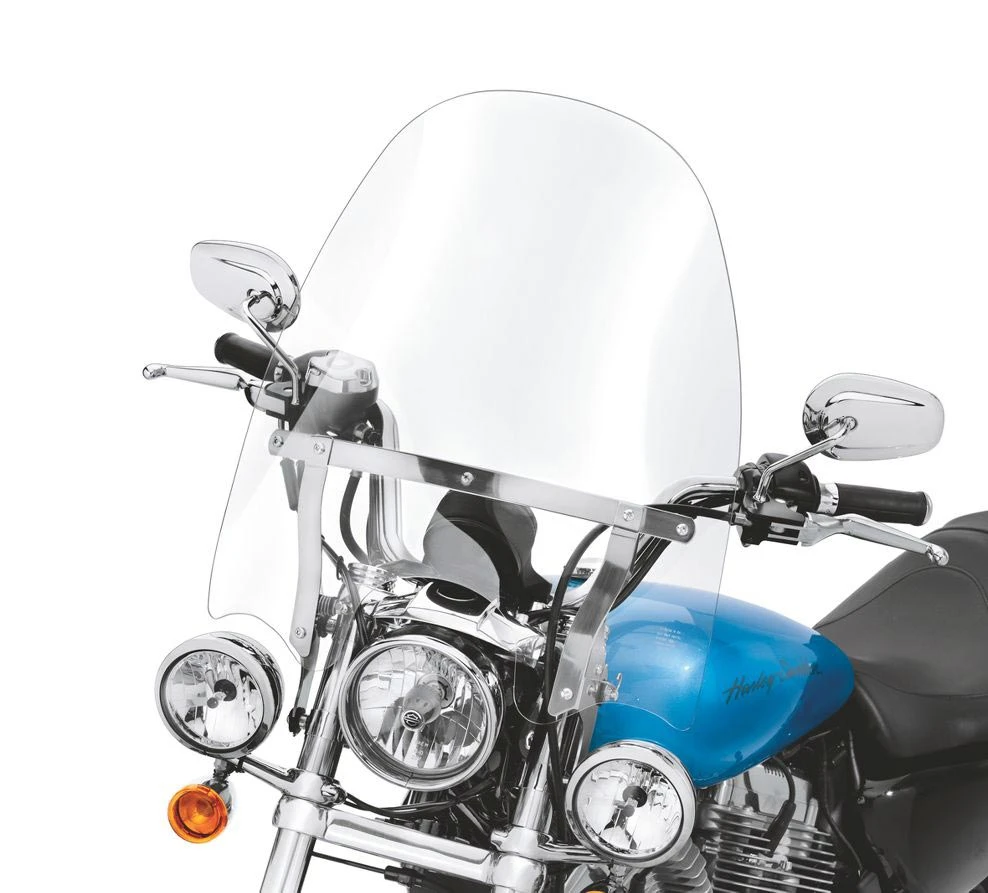 Harley Davidson Detachable Compact Windshield 18" Clear – Bild 2
