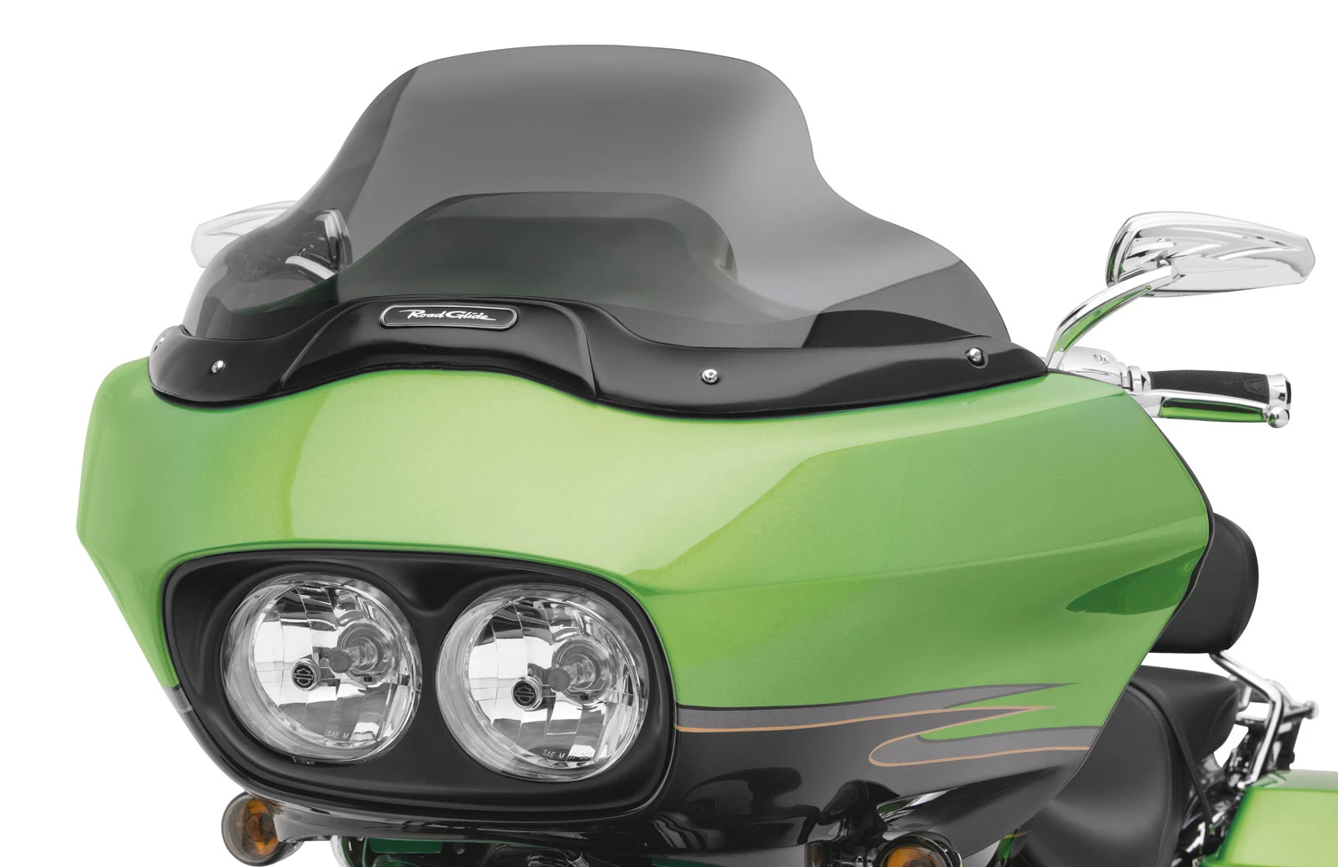 Harley Davidson Windshield Trim Black – Bild 2