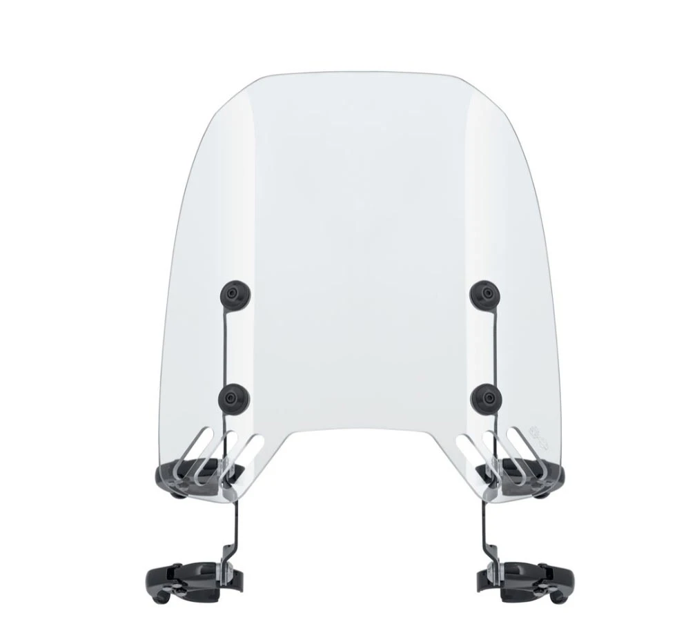 Harley Davidson Quick Release Compact Sport Windshield 16" Light Smoke, Medium Height