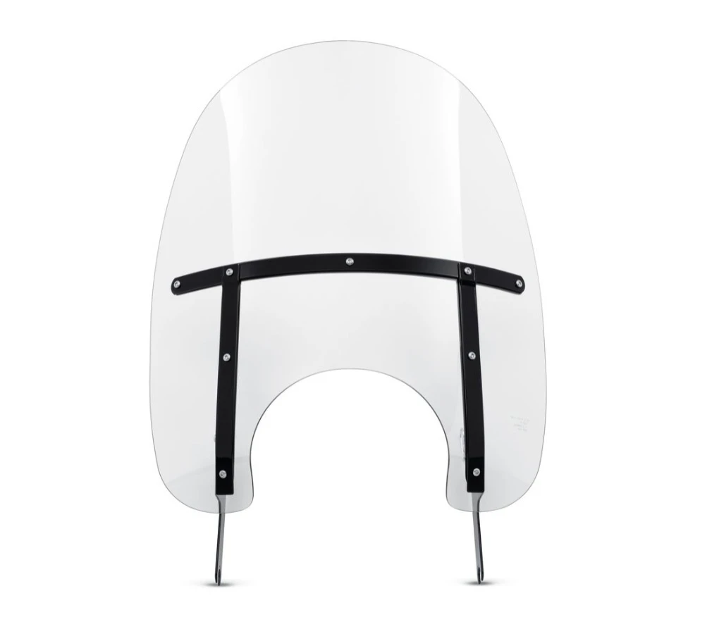 Harley Davidson Detachables Windshield 20" Clear & Black