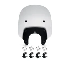 Harley Davidson Quick-Release Touring Windshield Clear/Black