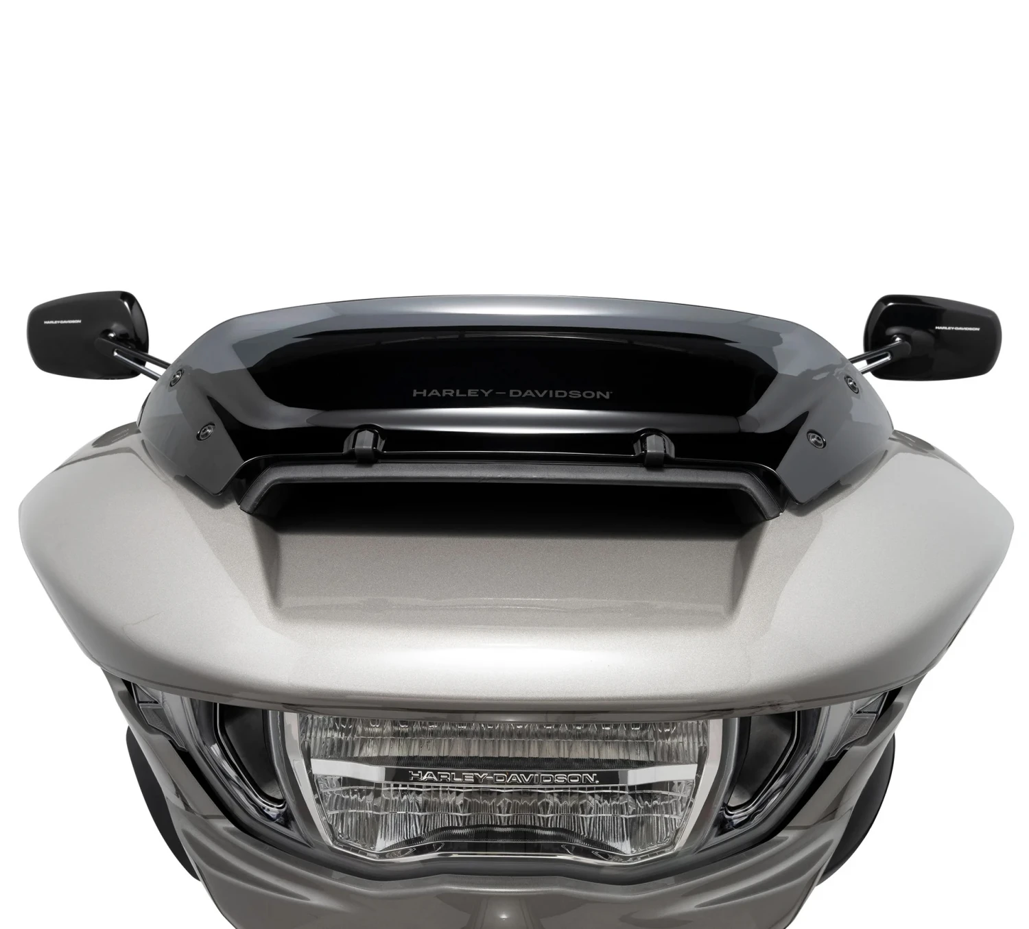 Harley Davidson Wind Splitter 4.5" Windshield Dark Smoke – Bild 2