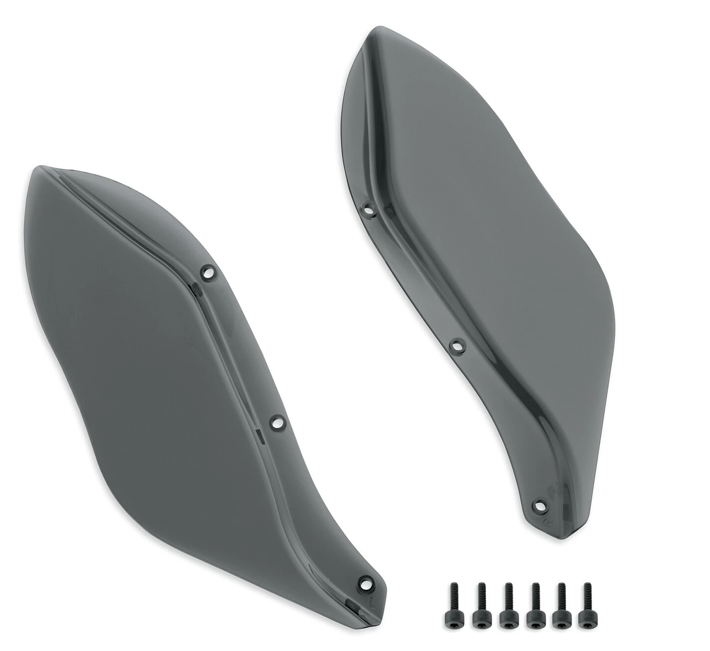 Harley Davidson Fairing Air Deflectors Dark Smoke