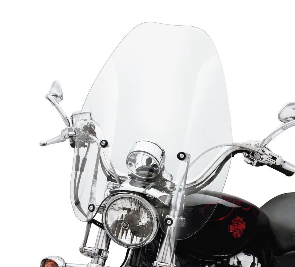 Harley Davidson Quick-Release Super Sport Windshield 19" Light Smoke – Bild 2