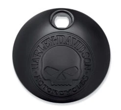 Harley Davidson Willie G Skull Fuel Tank Console Door Black