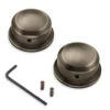 Harley Davidson Brass Swingarm Pivot Bolt Covers