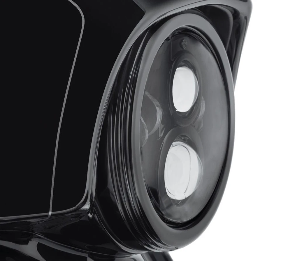 Harley Davidson Defiance Headlamp Trim Ring 7" Black – Bild 2