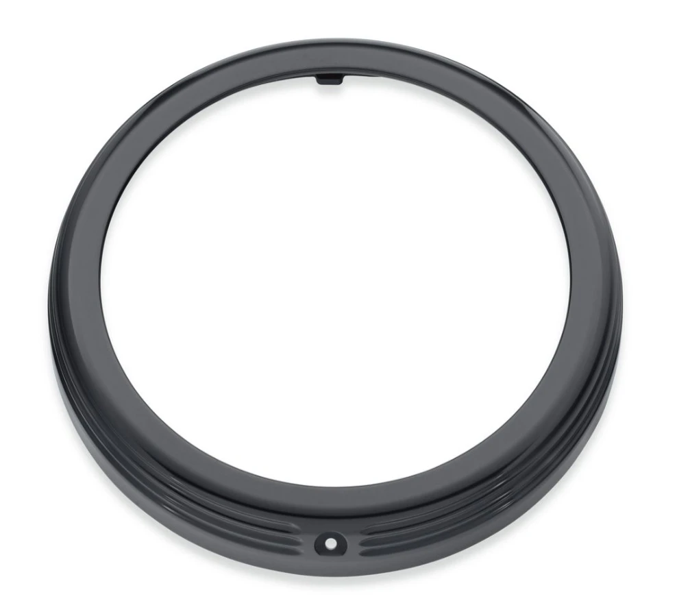 Harley Davidson Defiance Headlamp Trim Ring 7" Black
