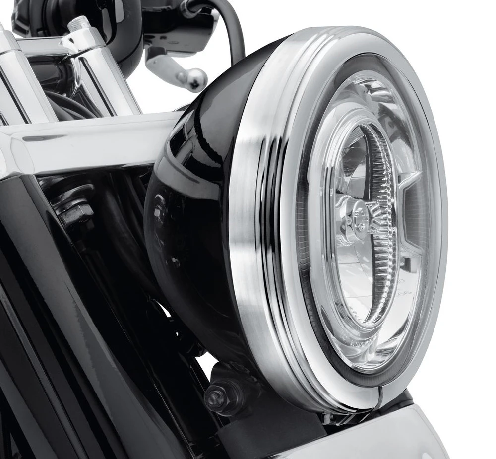 Harley Davidson Defiance Headlamp Trim Ring 7" Chrome – Bild 2