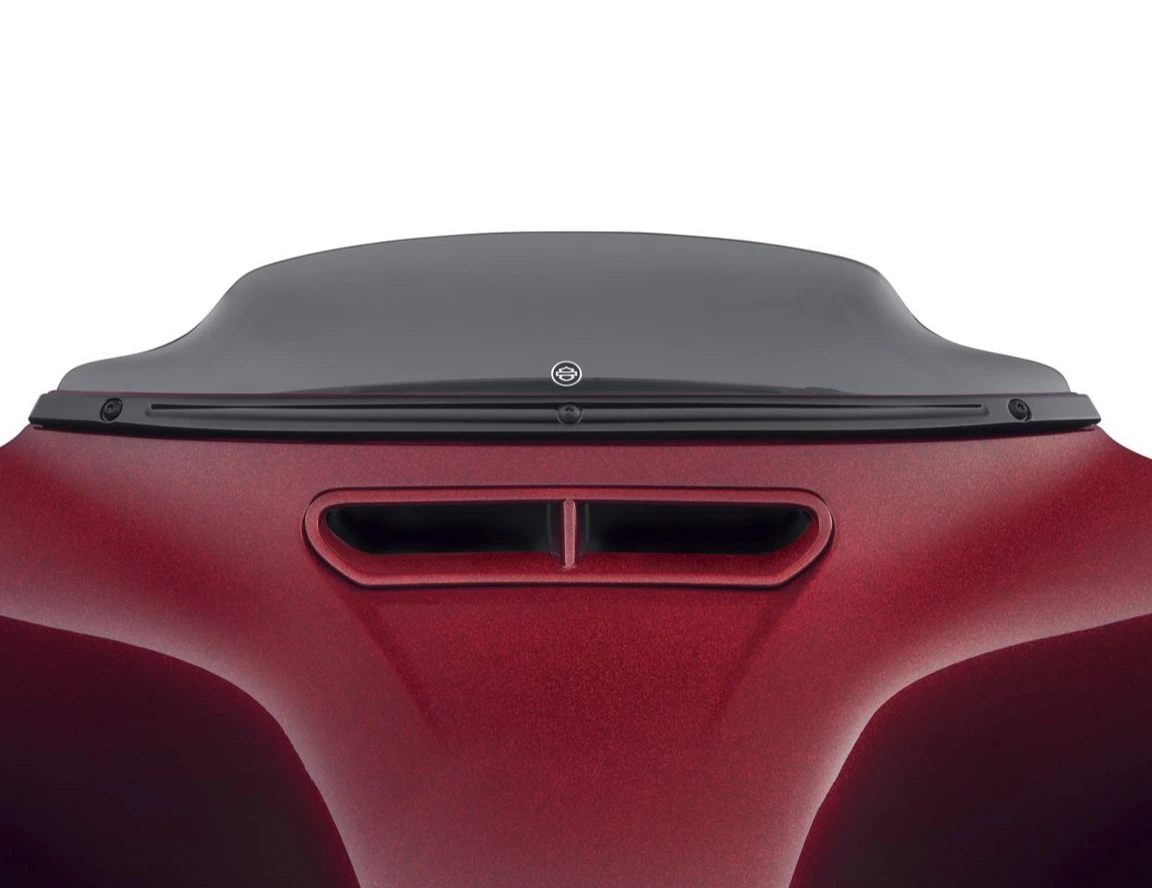 Harley Davidson Grooved Black Windshield Trim Black – Bild 2