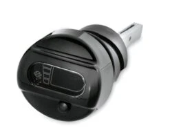 Harley Davidson Oil Level And Temperature Dipstick With Lighted LCD, Gloss Black