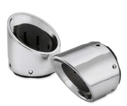 Harley Davidson Two-Piece 4.5" End Caps Chrome