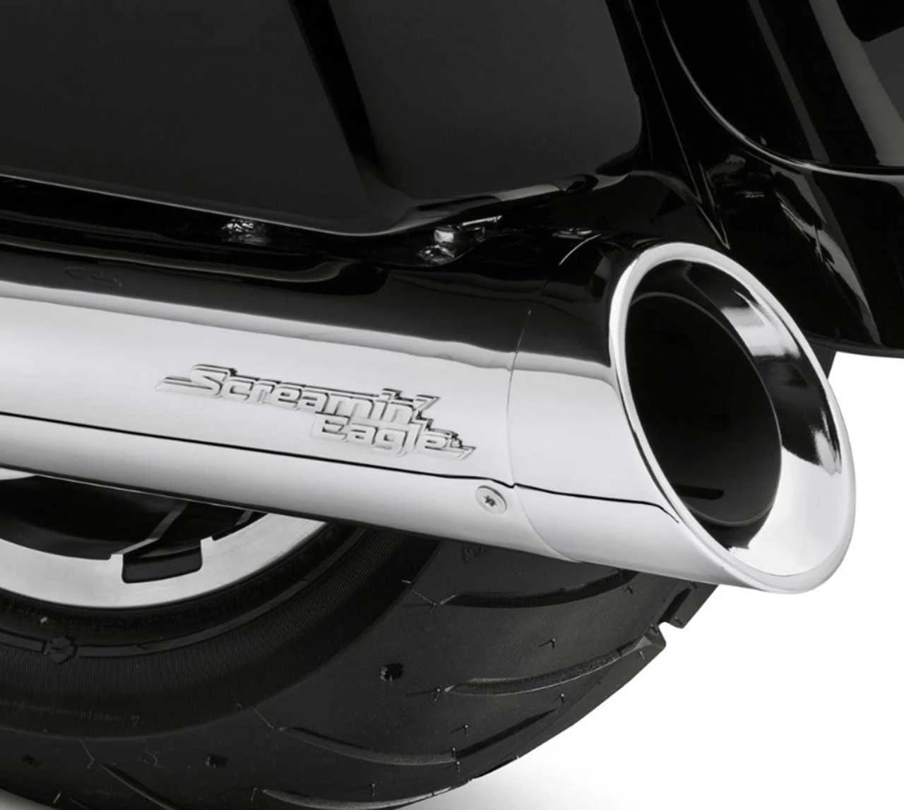 Harley Davidson Two-Piece 4.5" End Caps Chrome – Bild 3