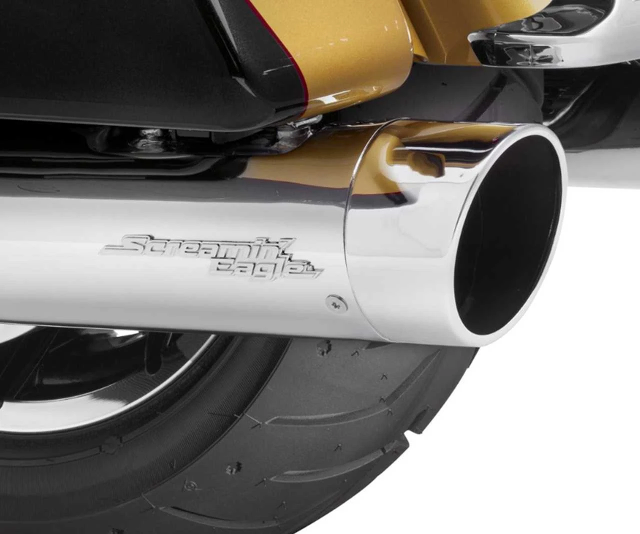 Harley Davidson Blunt Slash Up/Down/Out 4.5" End Caps Chrome – Bild 2