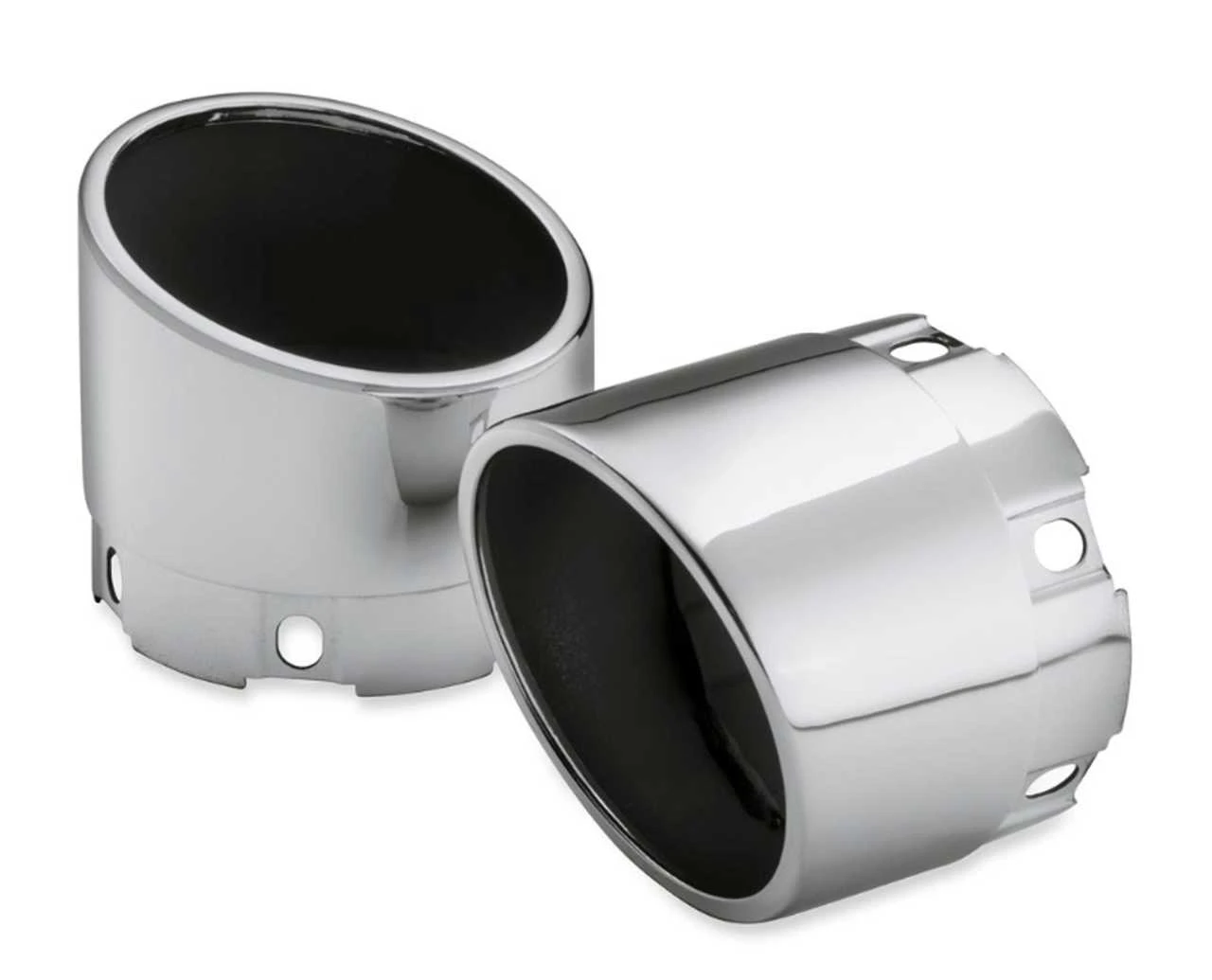 Harley Davidson Blunt Slash Up/Down/Out 4.5" End Caps Chrome