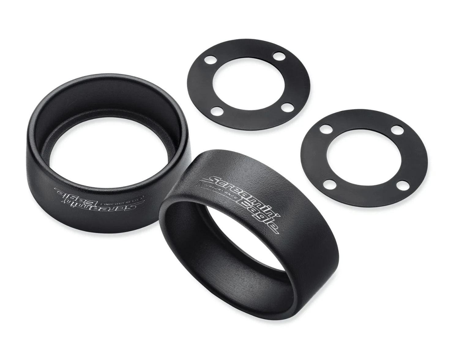 Harley Davidson Screamin Eagle End Caps 3.5" Satin Black