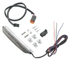 Harley Davidson Air Wing Luggage Rack LED Light Kit - Smoked Lens