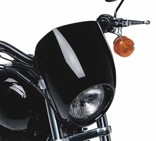 Harley Davidson Headlamp Visor Kit Vivid Black