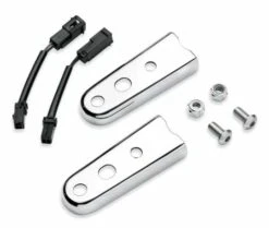 Harley Davidson Rear Turn Signal Relocation Kit Chrome