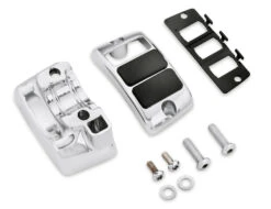 Harley Davidson Auxiliary Accessory Switch Housing Kit Left Side Chrome