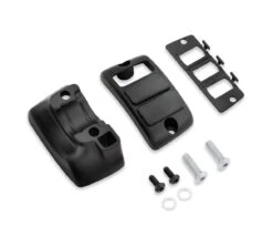 Harley Davidson Auxiliary Accessory Switch Housing Kit Left Side, Black