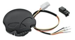 Harley Davidson Fuel Gauge Willie G Skull LED Black