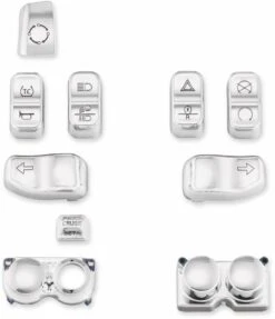 Harley Davidson Switch Cap Kit Chrome