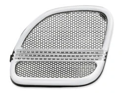 Harley Davidson Defiance Fairing Speaker Grills Chrome