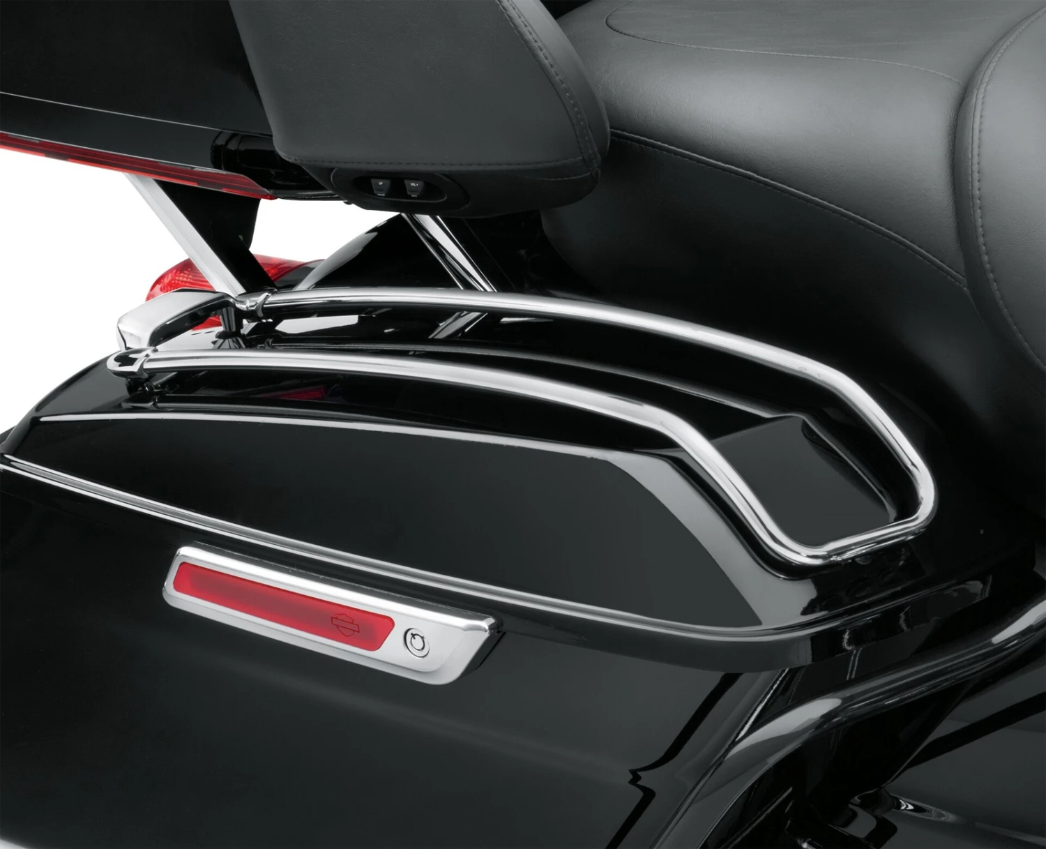 Harley Davidson Air Wing Saddlebag Lid Rail Kit Chrome – Bild 2