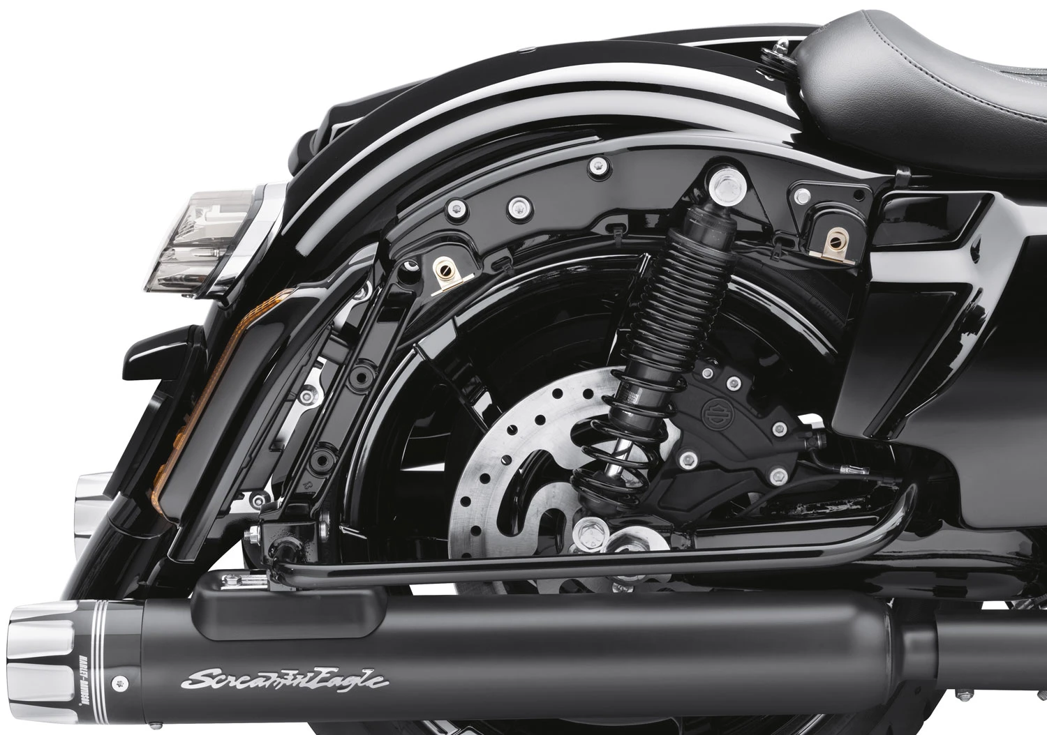 Harley Davidson Fender Support Kit Gloss Black – Bild 2