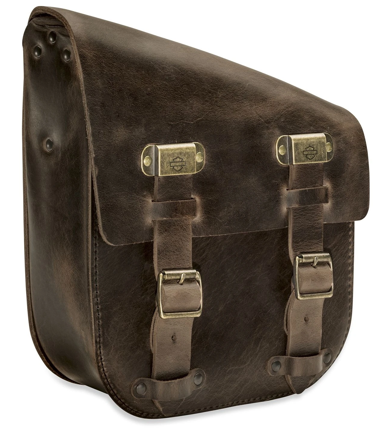 Harley Davidson Single-Sided Swingarm Bag, Distressed Brown