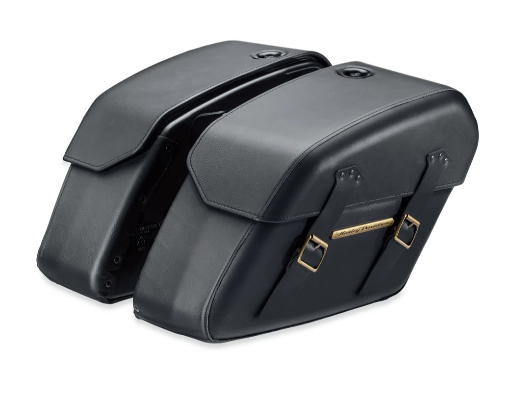 Harley Davidson H-D Detachables Saddlebags With Brass