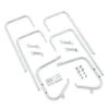 Harley Davidson Twin Rail Saddlebag Guard Kit Chrome