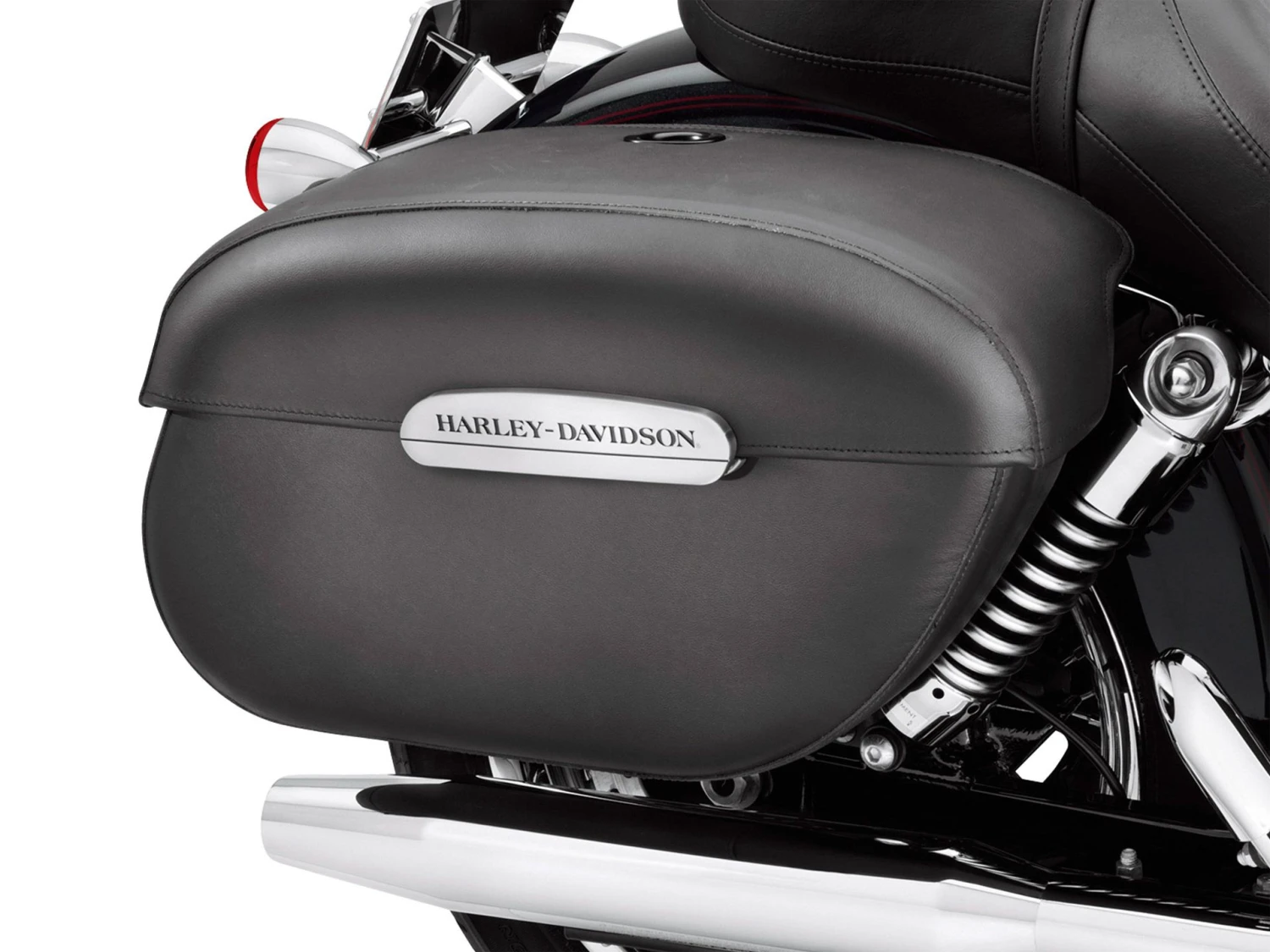 Harley Davidson Rigid Locking Leather Saddlebags – Bild 4