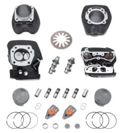 Harley Davidson Screamin Eagle Bolt-On 110" Street Performance Kit, Black Highlighted