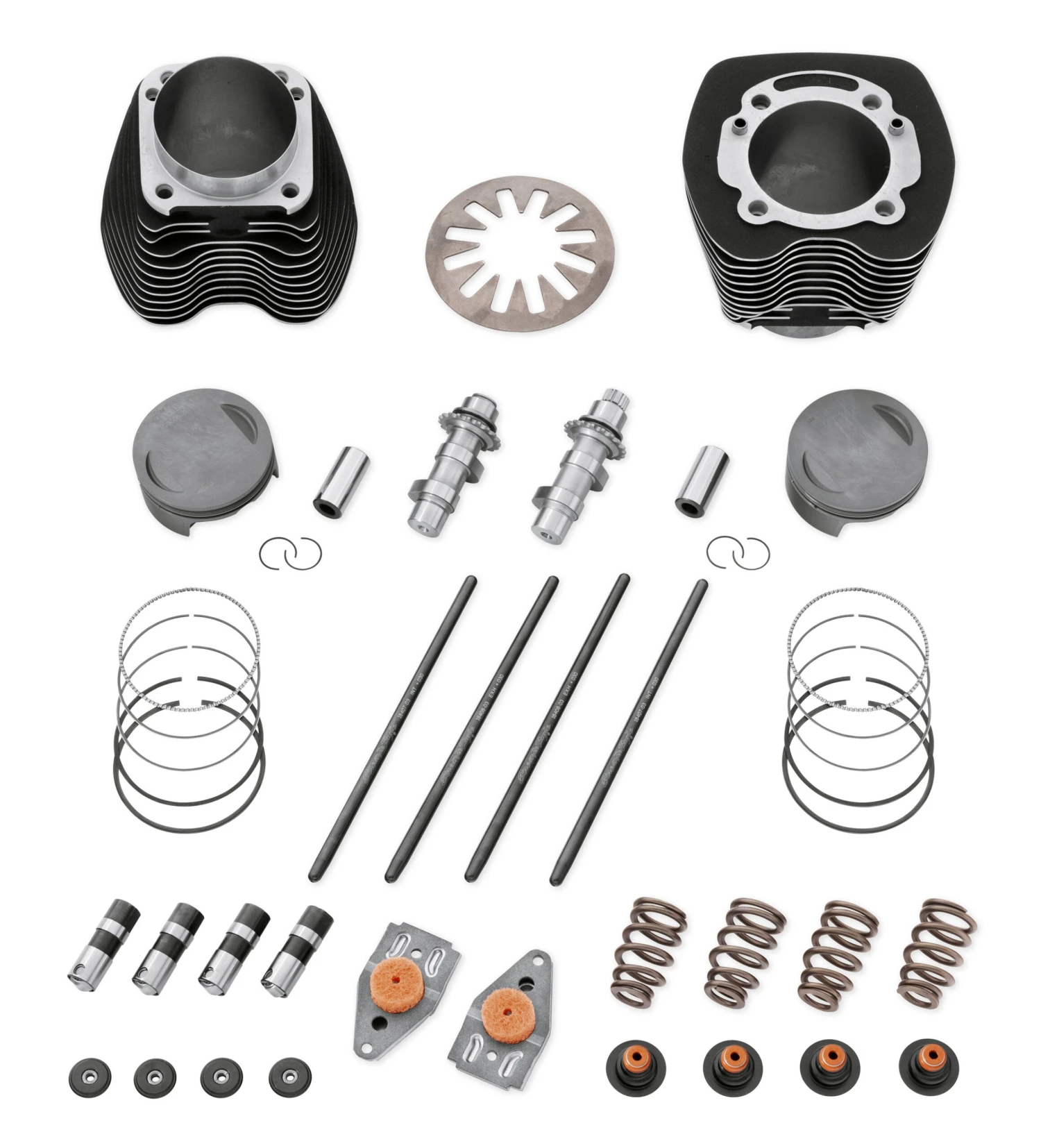 Harley Davidson Screamin Eagle Bolt-On 110 Stage III Street Performance Kit, Black Highlighted